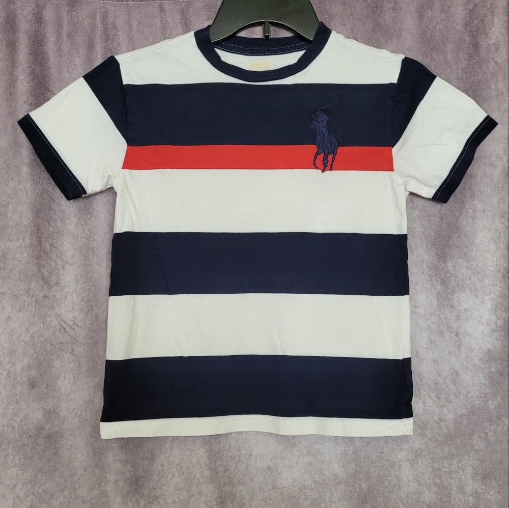 Polo Ralph Lauren big boys striped t-shirt size 8